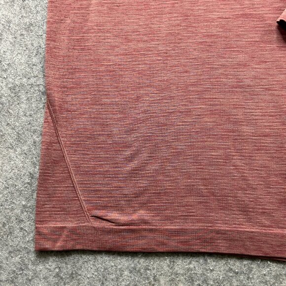 Lululemon Hoodie Women's L Red Lightweight Nylon Performance Pullover Stretch - Picture 4 of 15